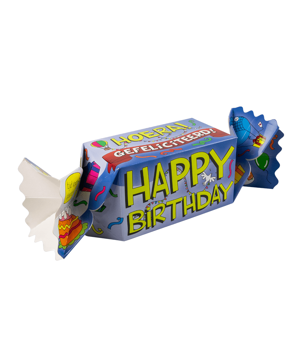 Geschenkdoosje Happy Birthday 26cm
