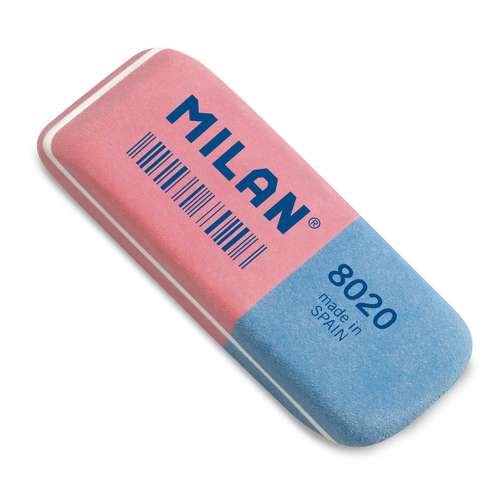 MILAN® Radiergummi Blau/ Rosa