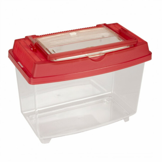 Boîte de transport transparente pour petits animaux Pet Keeper Aqua Della