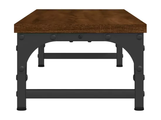 Support de moniteur chêne marron 85x23x15,5cm bois d'ingénierie