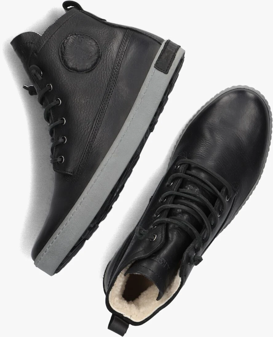BLACKSTONE zwarte blackstone lage sneakers icon