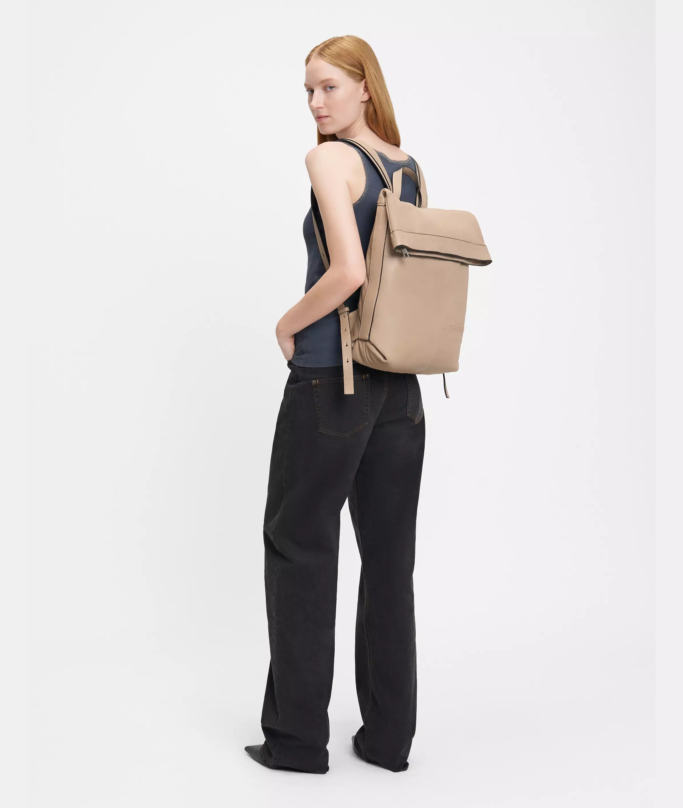 Elvira backpack L Large sheepskin backpack