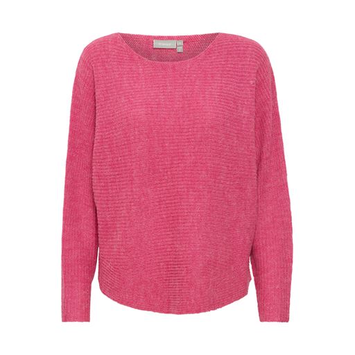 Fransa Langærmet Striktrøje, Very Berry Melange, L