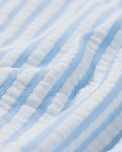 bikini enfant avec rayures bleu clair
