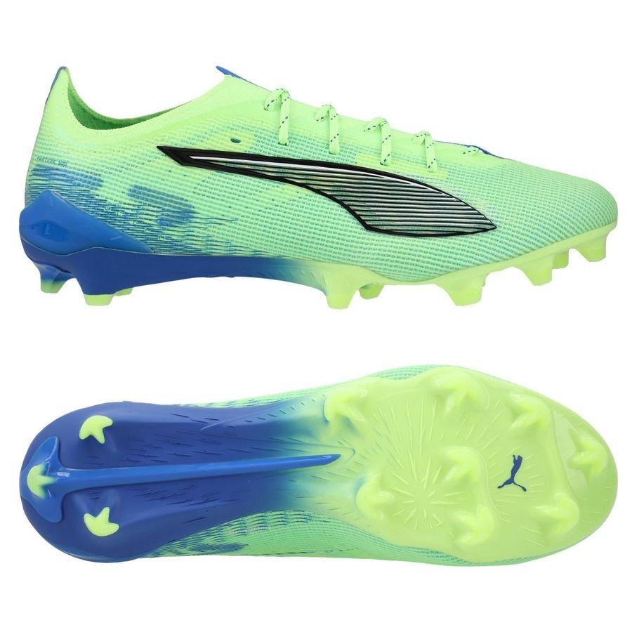 PUMA Ultra 5 Ultimate FG Lights Out - Fizzy Apple/Blanc/Bleu