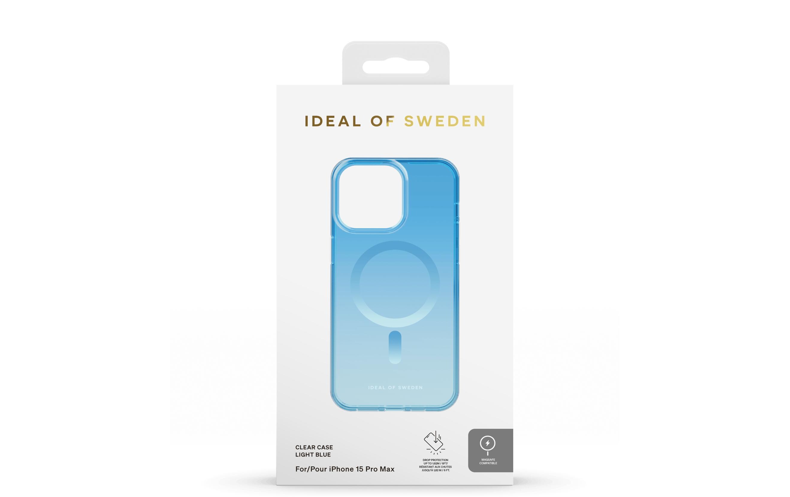 Back Cover Clear Case iPhone 15 Pro Max Light BlueSilikon-Backcover für das iPhone 15 Pro Max