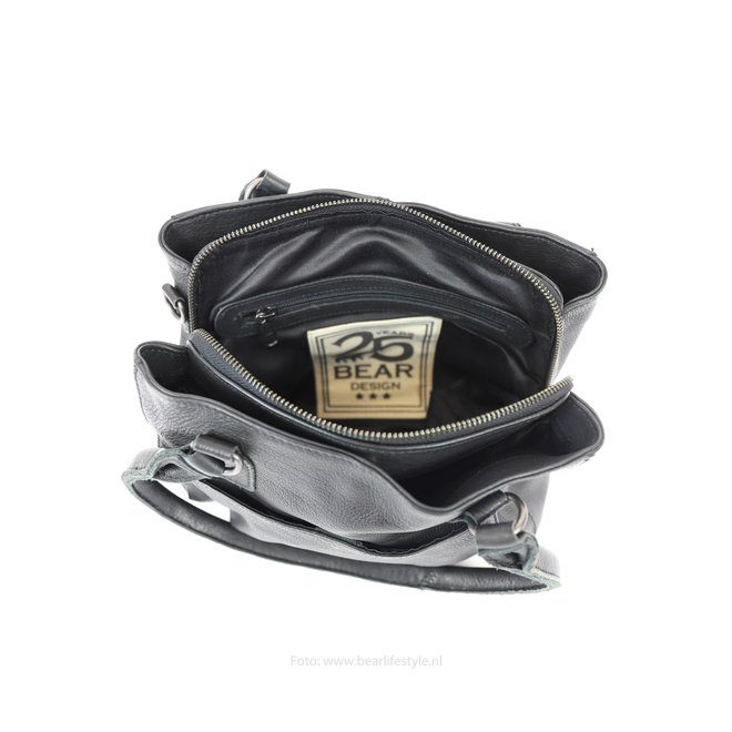 Bear Design Callisto Pelle Schoudertas Rita Zwart CP1201