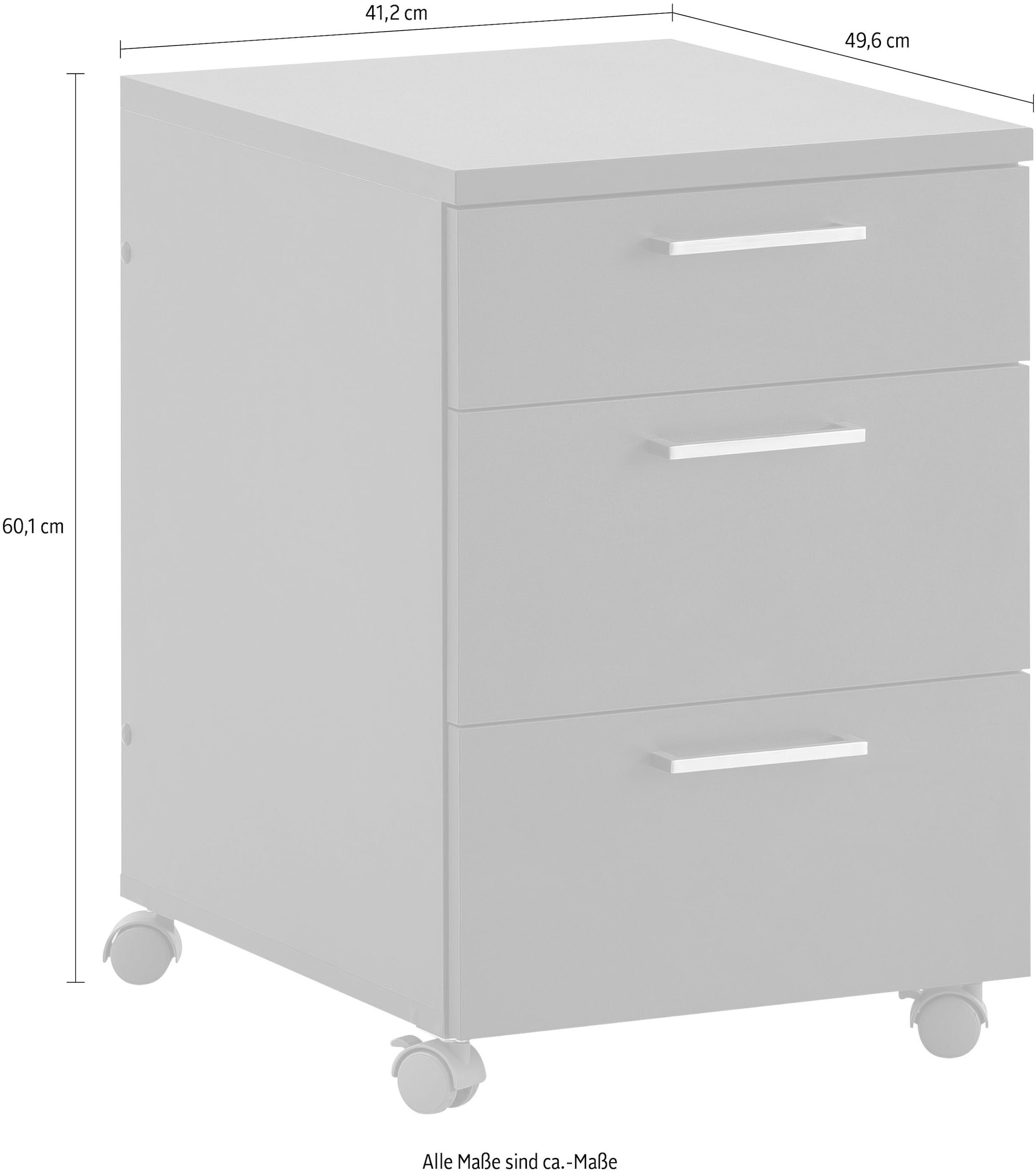 Schildmeyer Rollcontainer »Serie 1500« Breite 41,2 cm