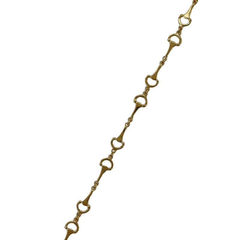 Bracelet mors de chevaux - Plaqué or