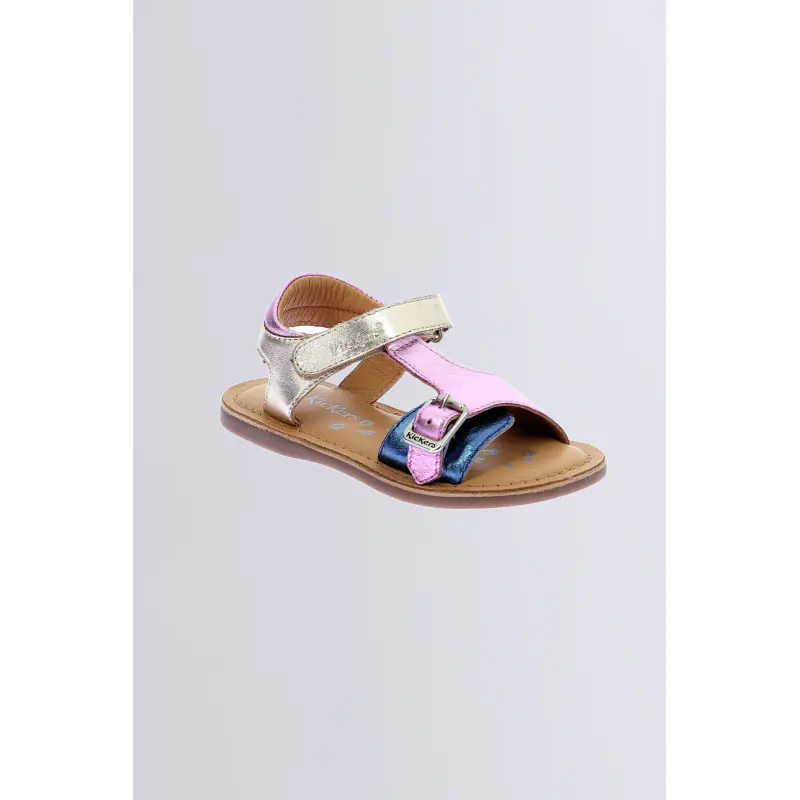 Diazz Beige marine SANDALES Cuir Fille