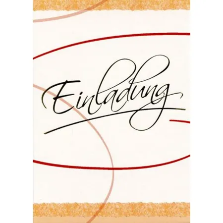 Taunus Verlag Einladungskarte neutral mit Goldschrift 5er Set, sortiert