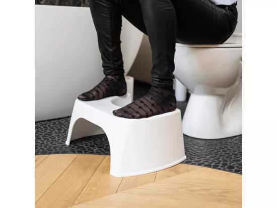 Pack WC suspendu sans bride DURAVIT D-Neo avec abattant frein de chute + bati support SIAMP + Plaque chromée + Tabouret