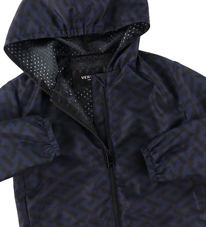 Versace Jakke - Greca Signature - Navy/Sort