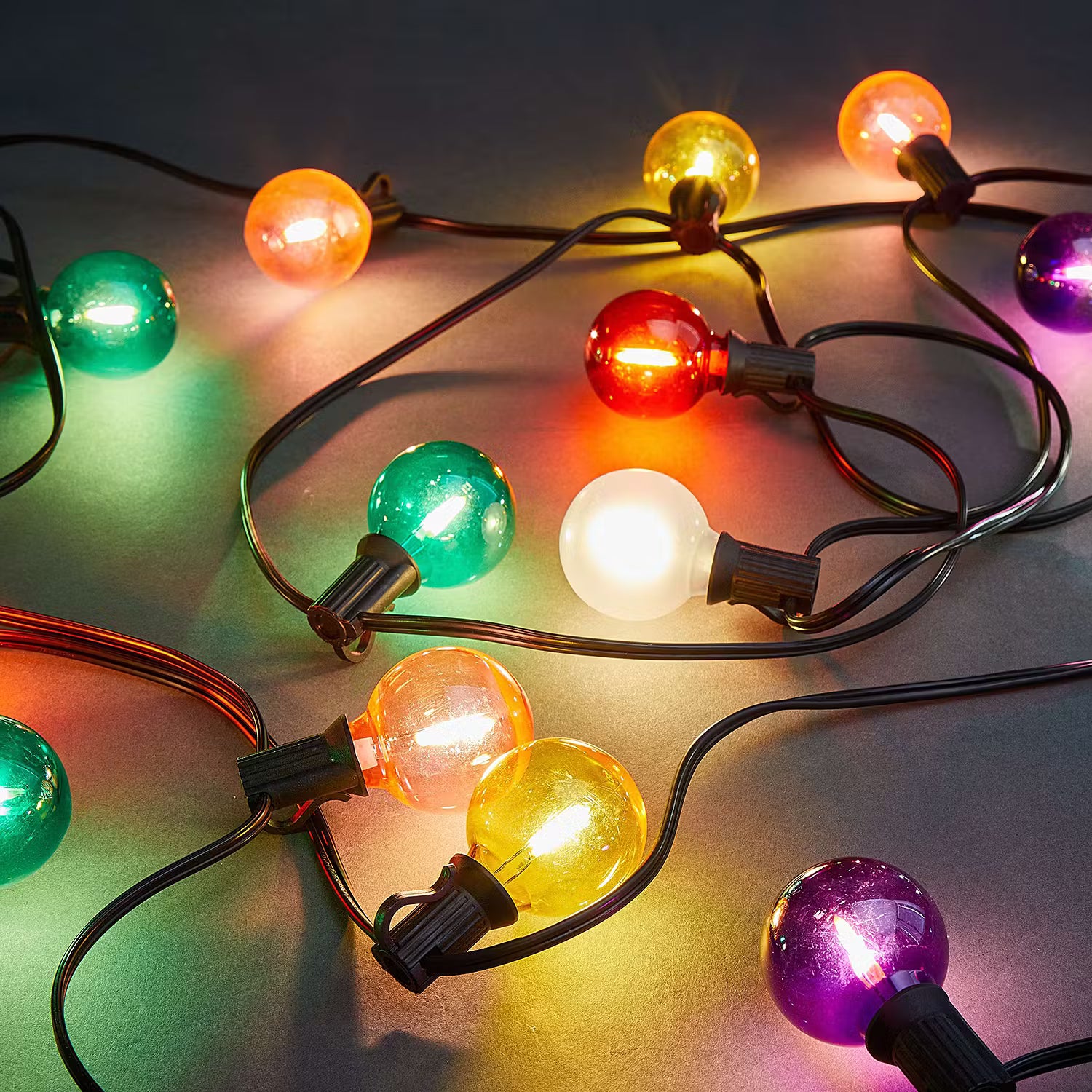 RAINBOW BULBS LED-Lichterkette
