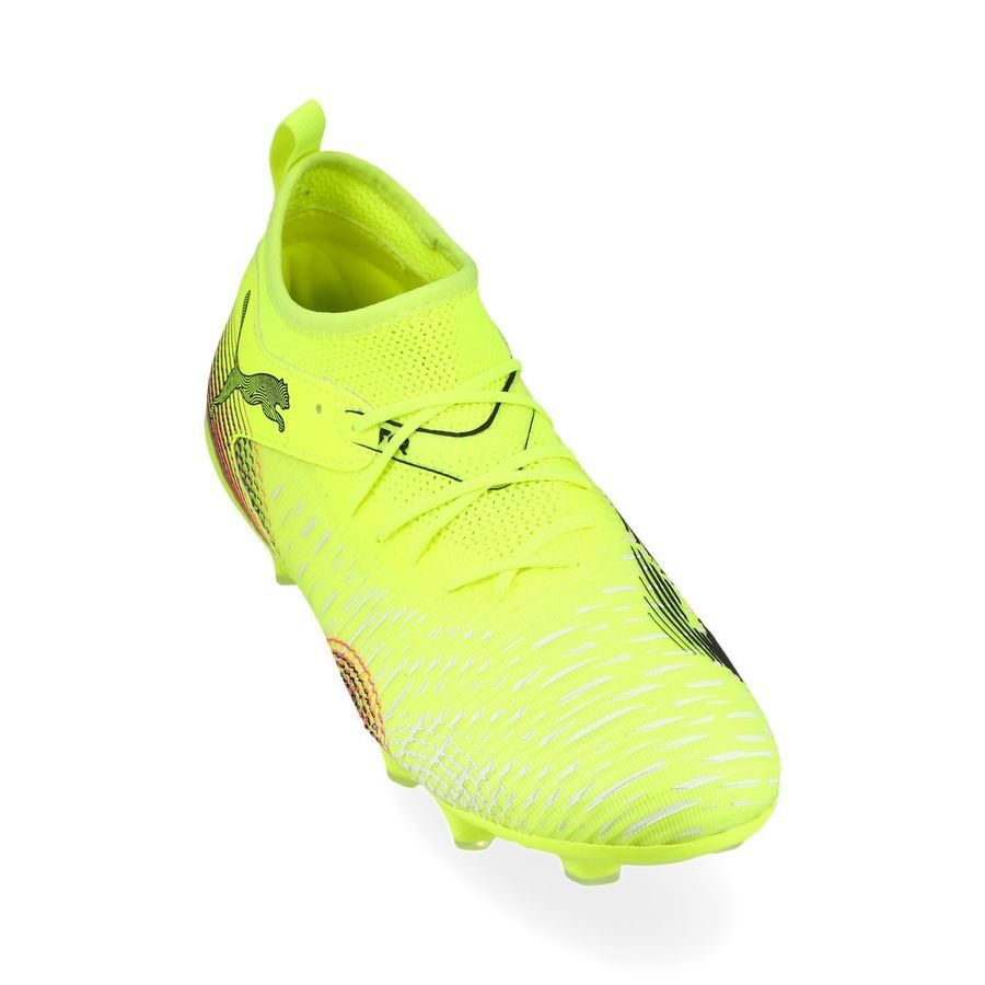 PUMA Future 8 Match FG/AG Audacity - Jaune/Noir/Sun Struck Enfant