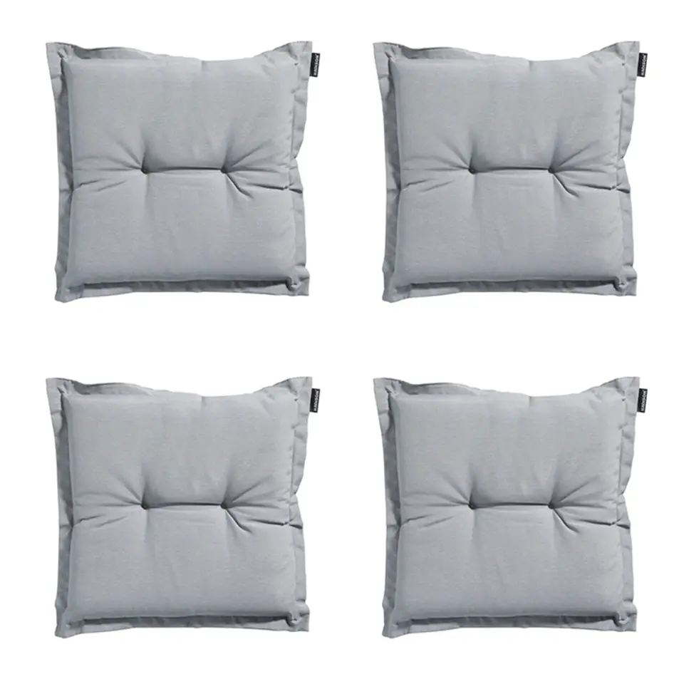 Madison - Zitkussen Panama light grey - Ca. 50x50 cm - Set van 4