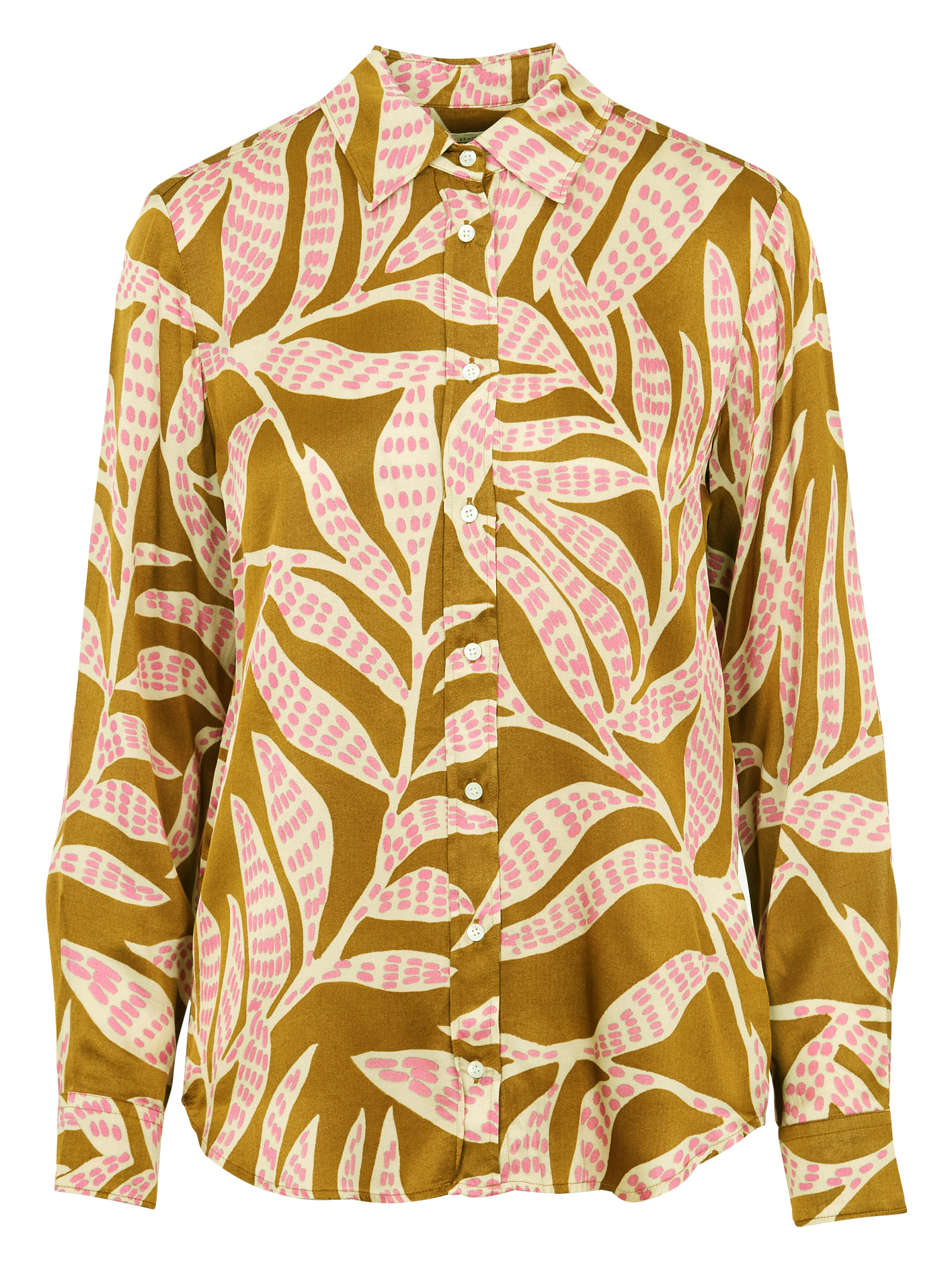CORAZ - Chemise droite à col classique | Marron