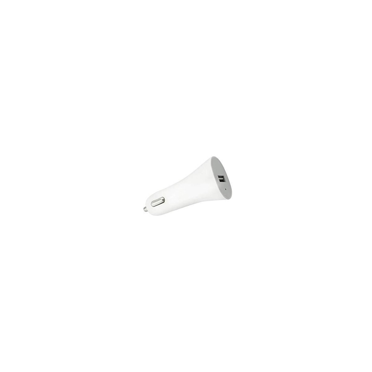 Billader med USB-kontakt, 1A, hvit