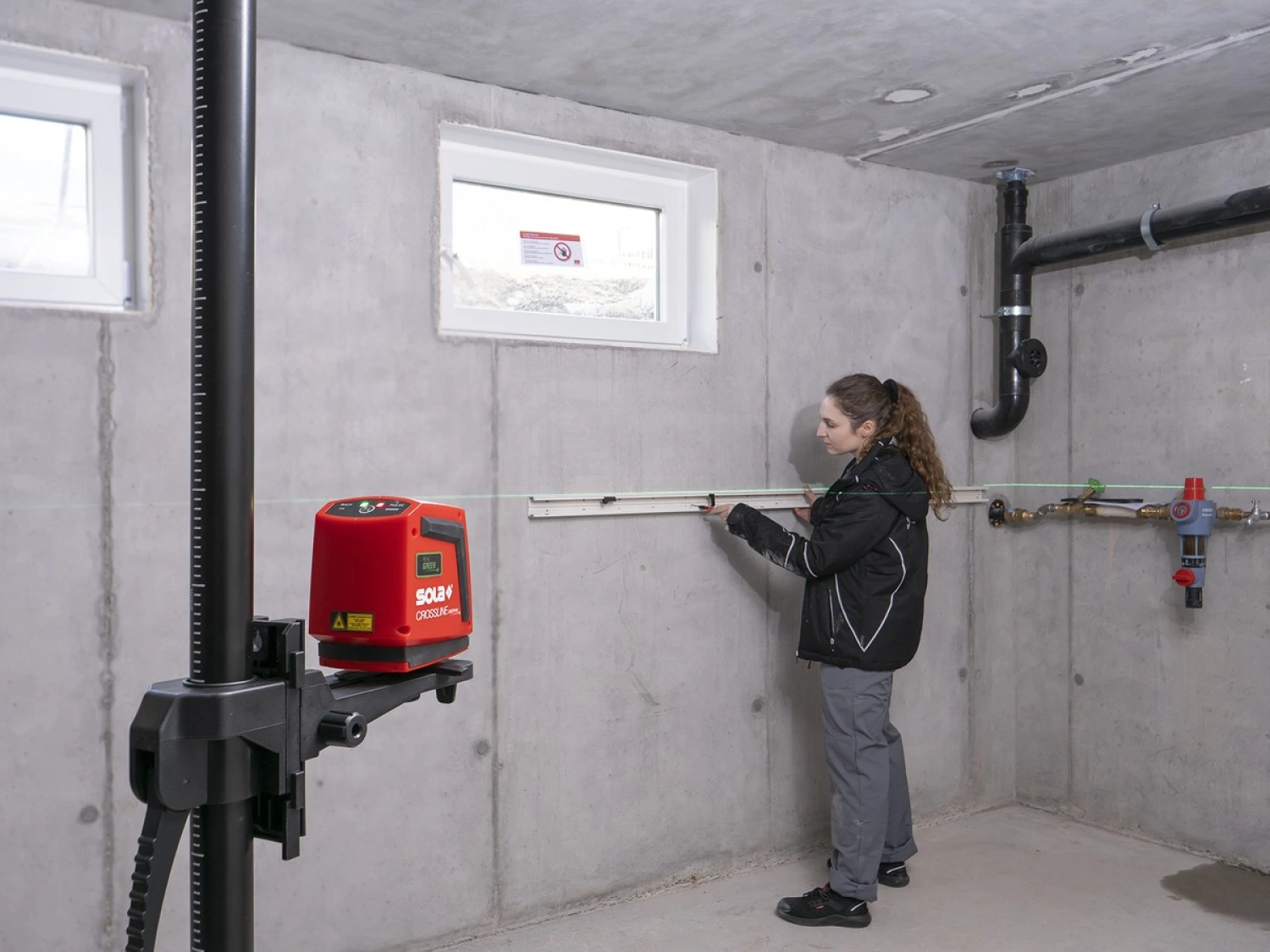 Sola CROSSLINE GREEN NX Kruislijnlaser In Koffer - Groen
