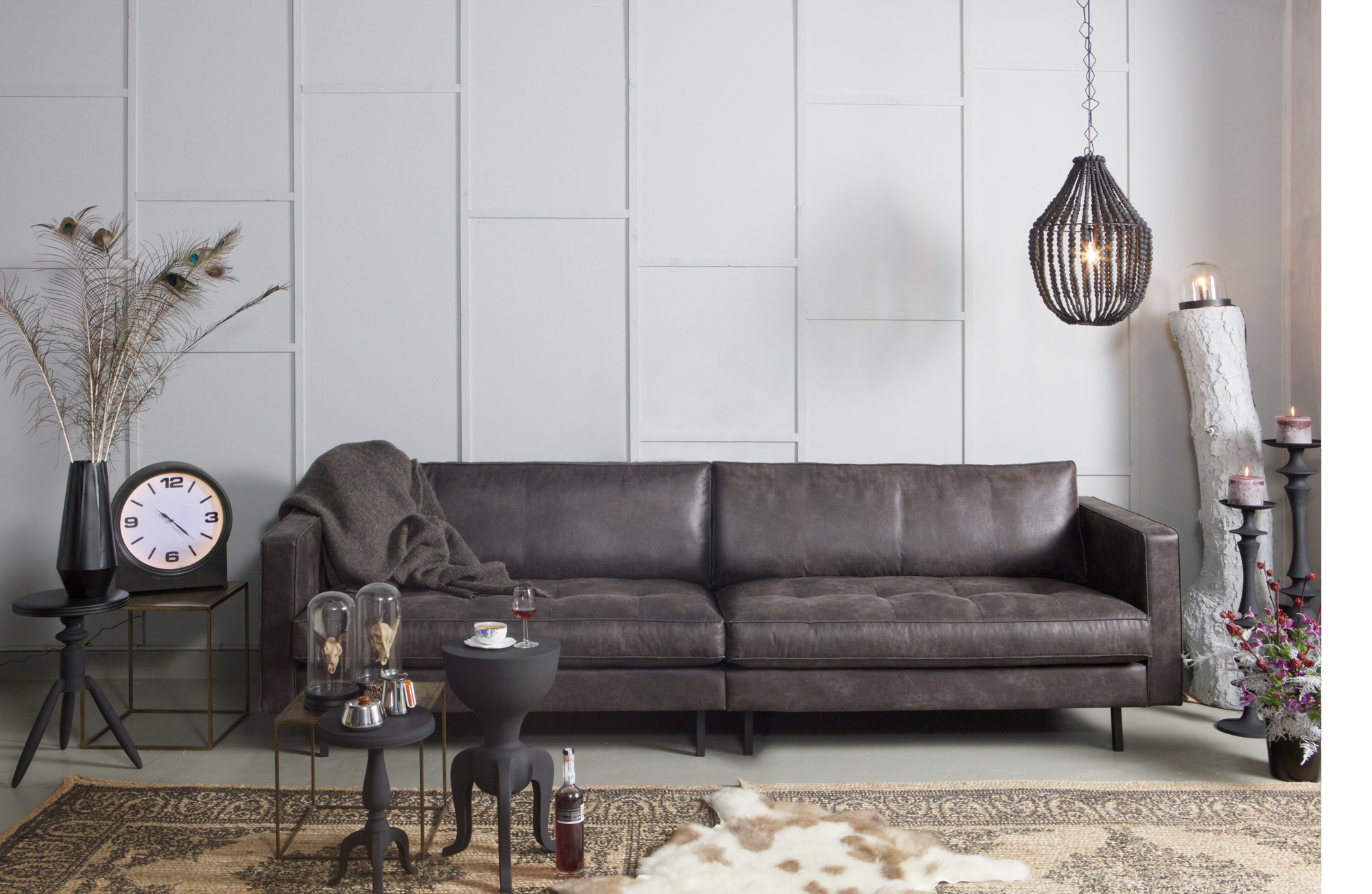 Bank Rodeo Classic 3-zits - Zwart