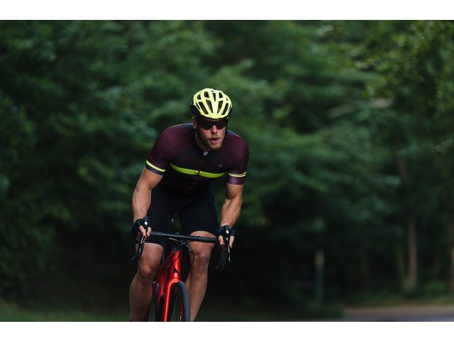 AGU Strato cykelhjelm fluo neon/sort