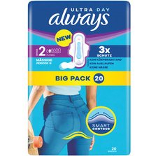 Serviette hygiénique Ultra Day, Long, BigPack
