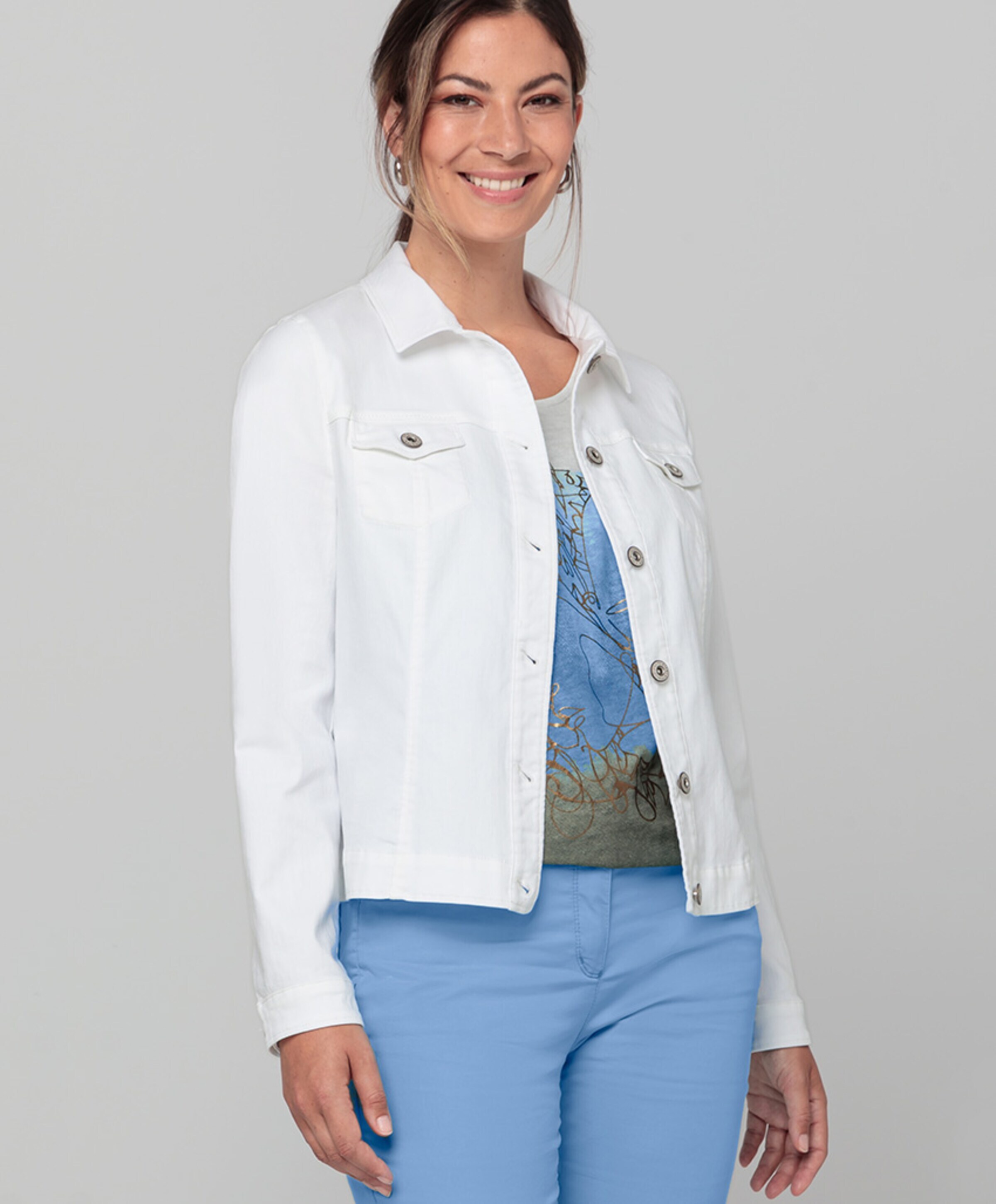 Bianca Dames spijkerjas  wit