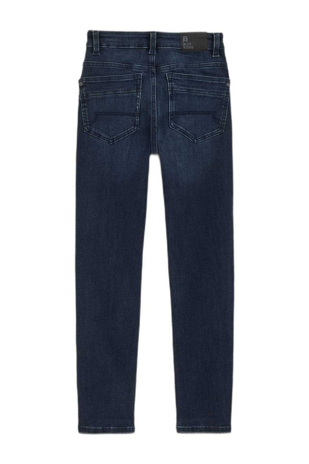 WE Fashion tapered fit jeans blue black denim