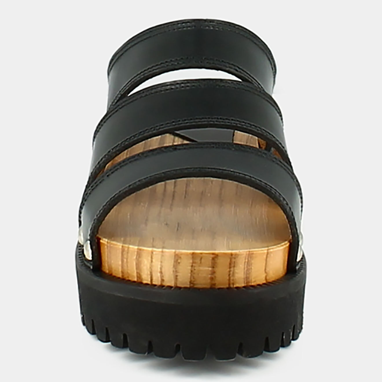 Jonak Mules en Cuir Malcolm noires - Talon 5.5 cm