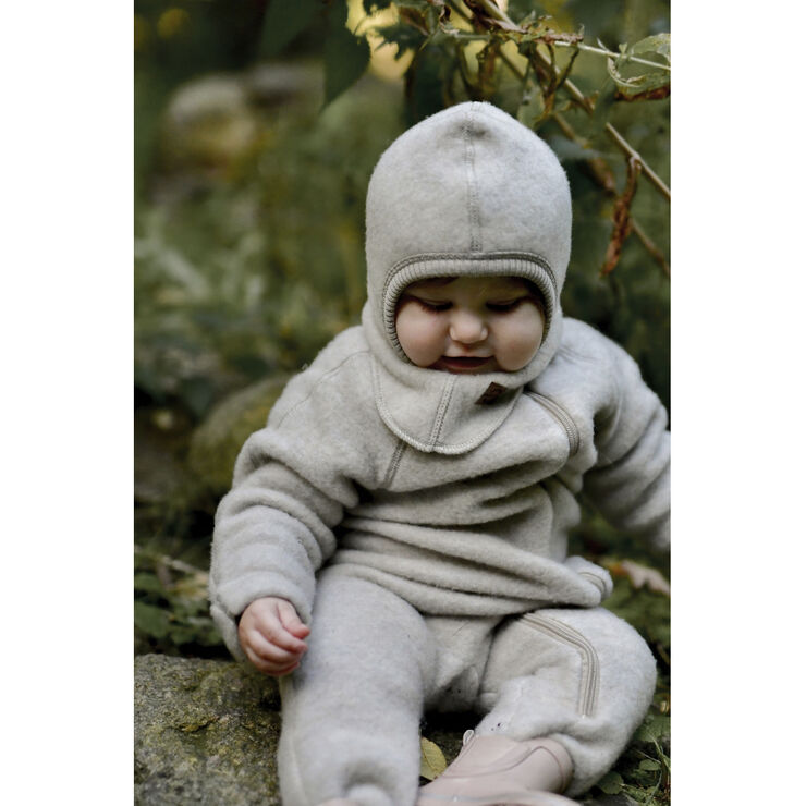 Mikk-Line Wool Fullface Melange offwhite