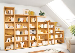 Regal Point Typ 53 Buche-Dekor 52x184,5x37,2 cm
