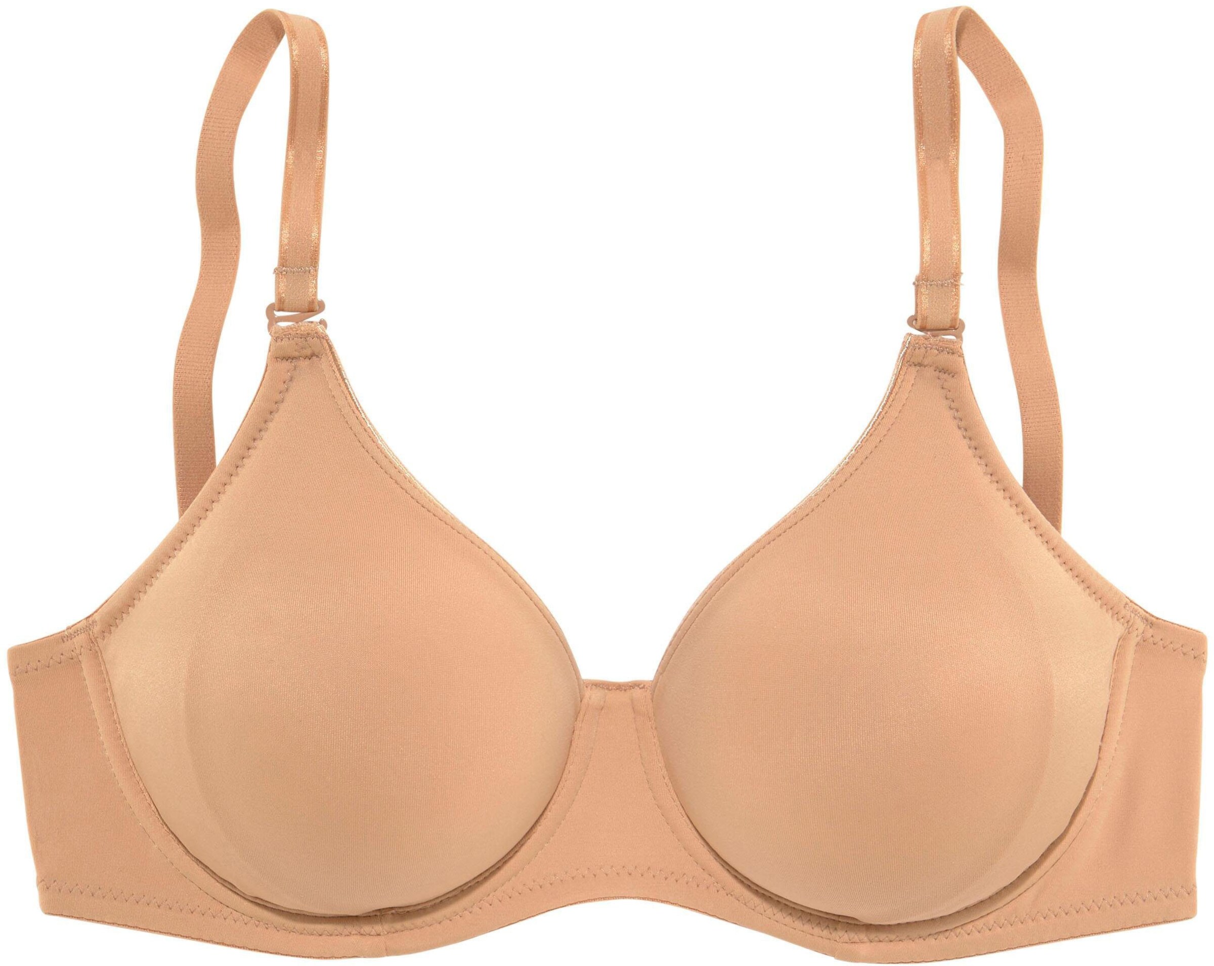 LASCANA T-Shirt-BH in caramel