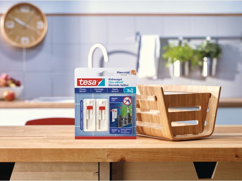 tesa Klebenagel 3 kg für Fliesen   Metall 2 Stück