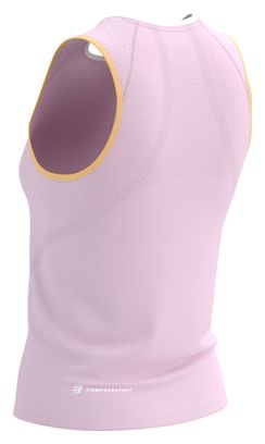 Débardeur Compressport Trail Racing Rose Femme