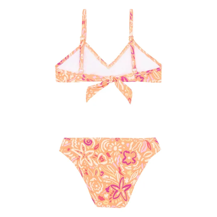 Hundred Pieces Maillot de Bain 2 Pièces Imprimé | Abricot