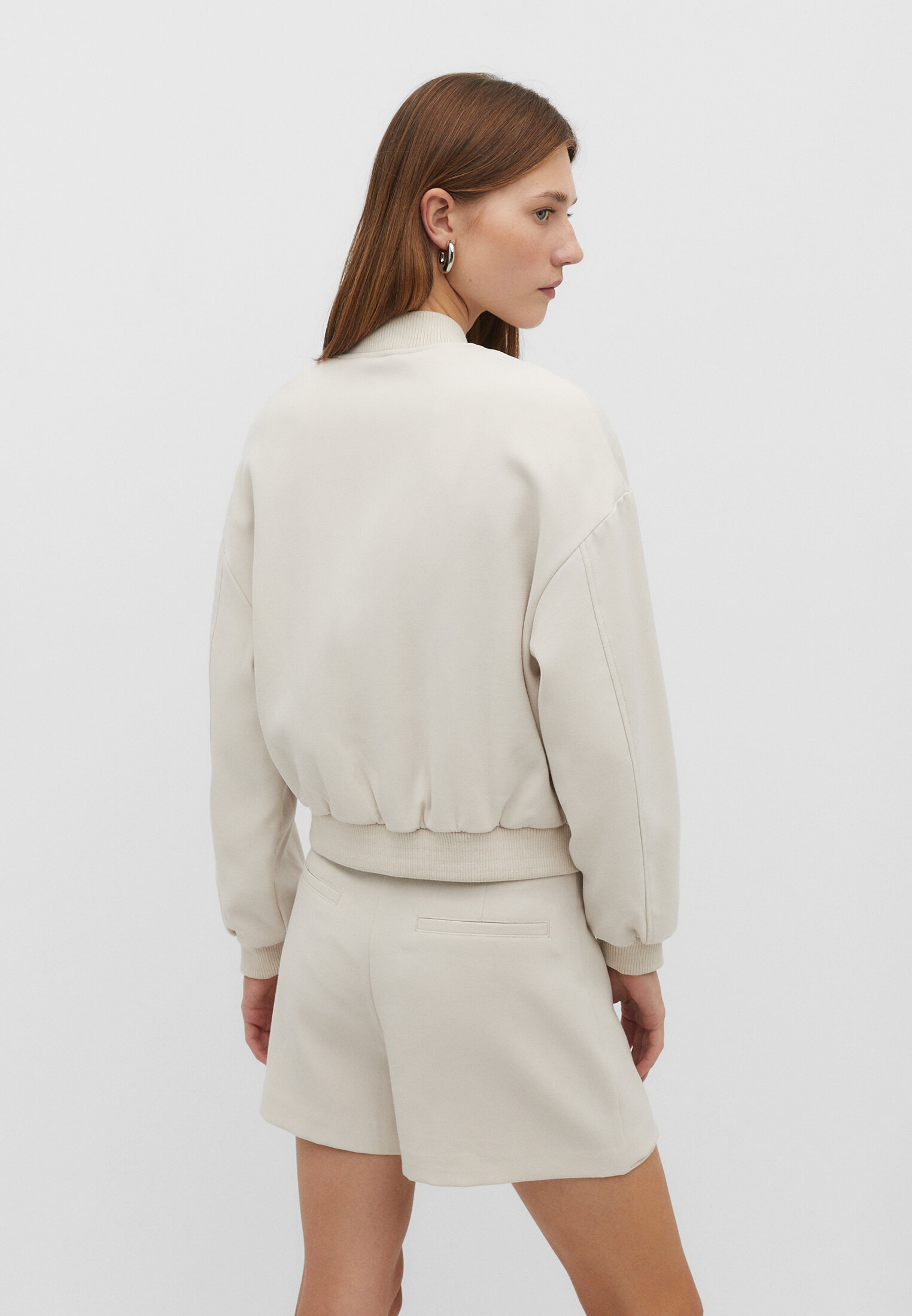 Jaqueta bomber elegante