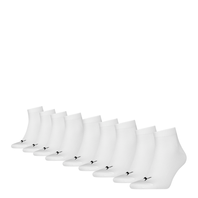 PUMA Kurzsocken »PUMA UNISEX QUARTER PLAIN 9P ECOM« 9er-Pack, 9 Paar tlg. mit Rippenbündchen, elastisch