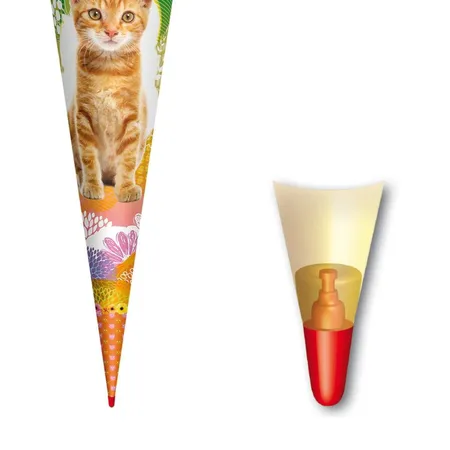Roth Schultüte Katze 70 cm, rund