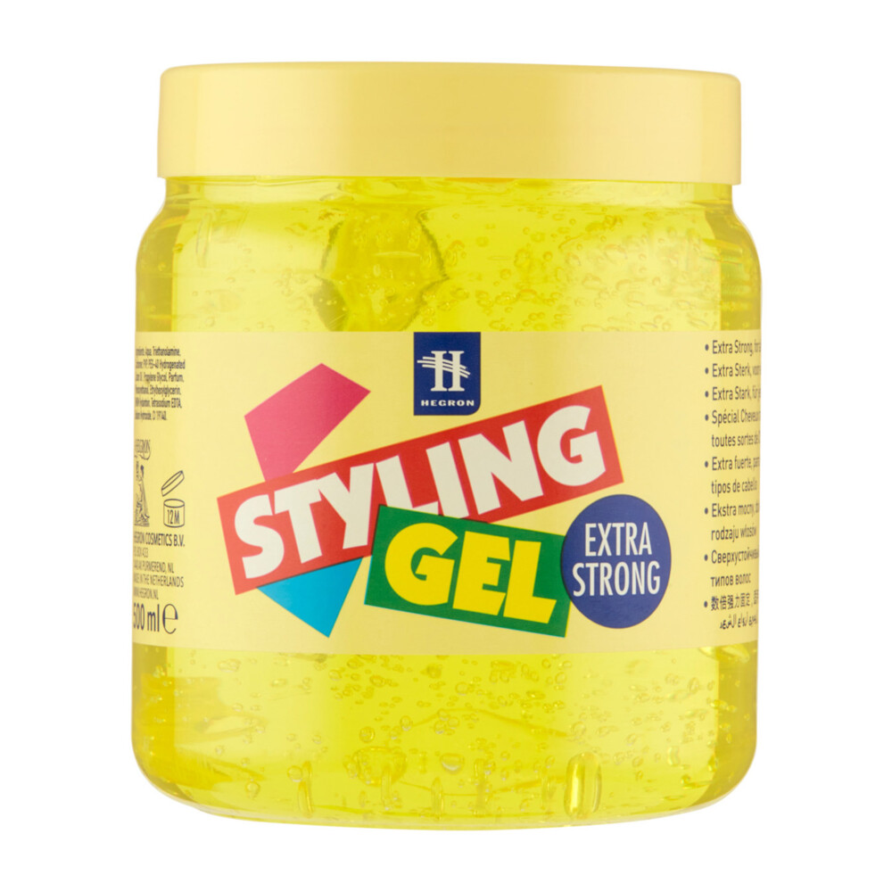 Hegron Cosmetics Haargel Pot Extra Strong500 ml