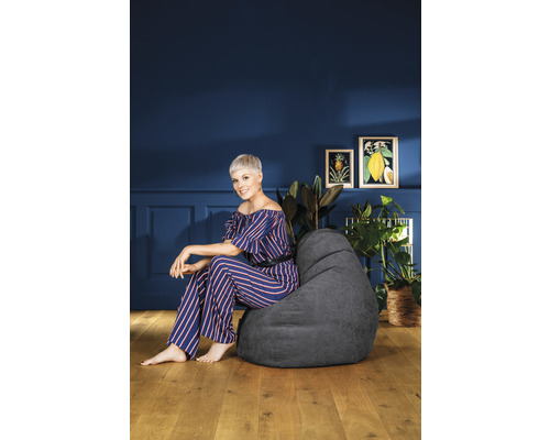 Zitzak Sitting Point Alfa XL ca. 220 liter antraciet 70x110 cm