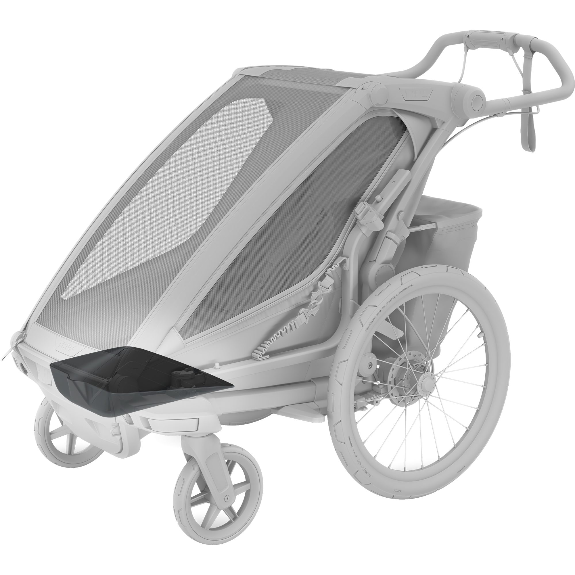 Thule Chariot Floor Mat Single für Chariot Sport 2 Single und Chariot Cross 2 Single Fahrradanhänger