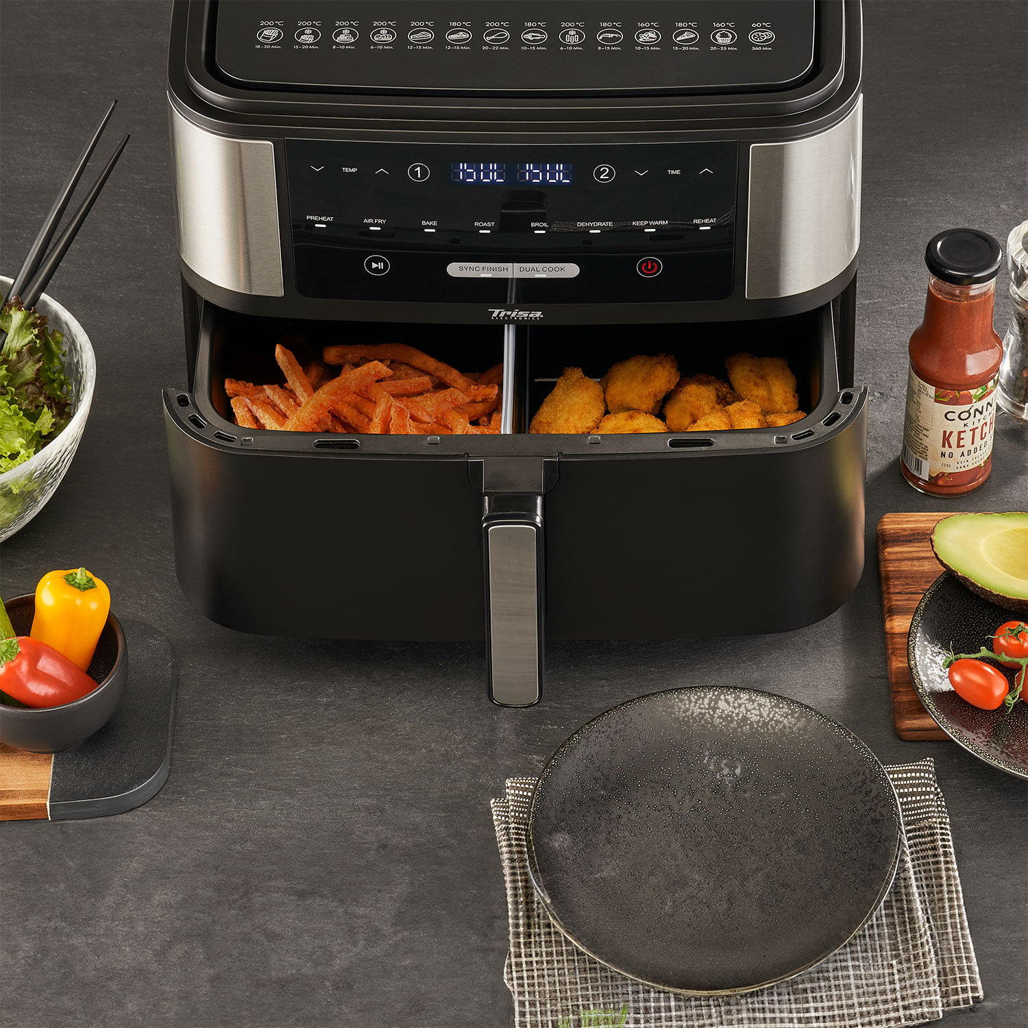 Trisa Heissluft-Fritteuse Crunchy Fry Pro