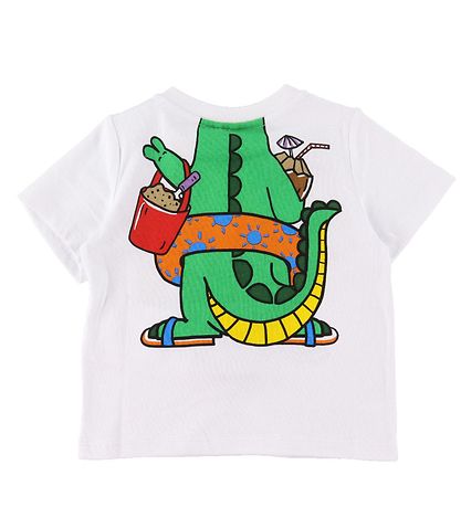 Stella McCartney Kids T-Shirt - Weiß m. Druck