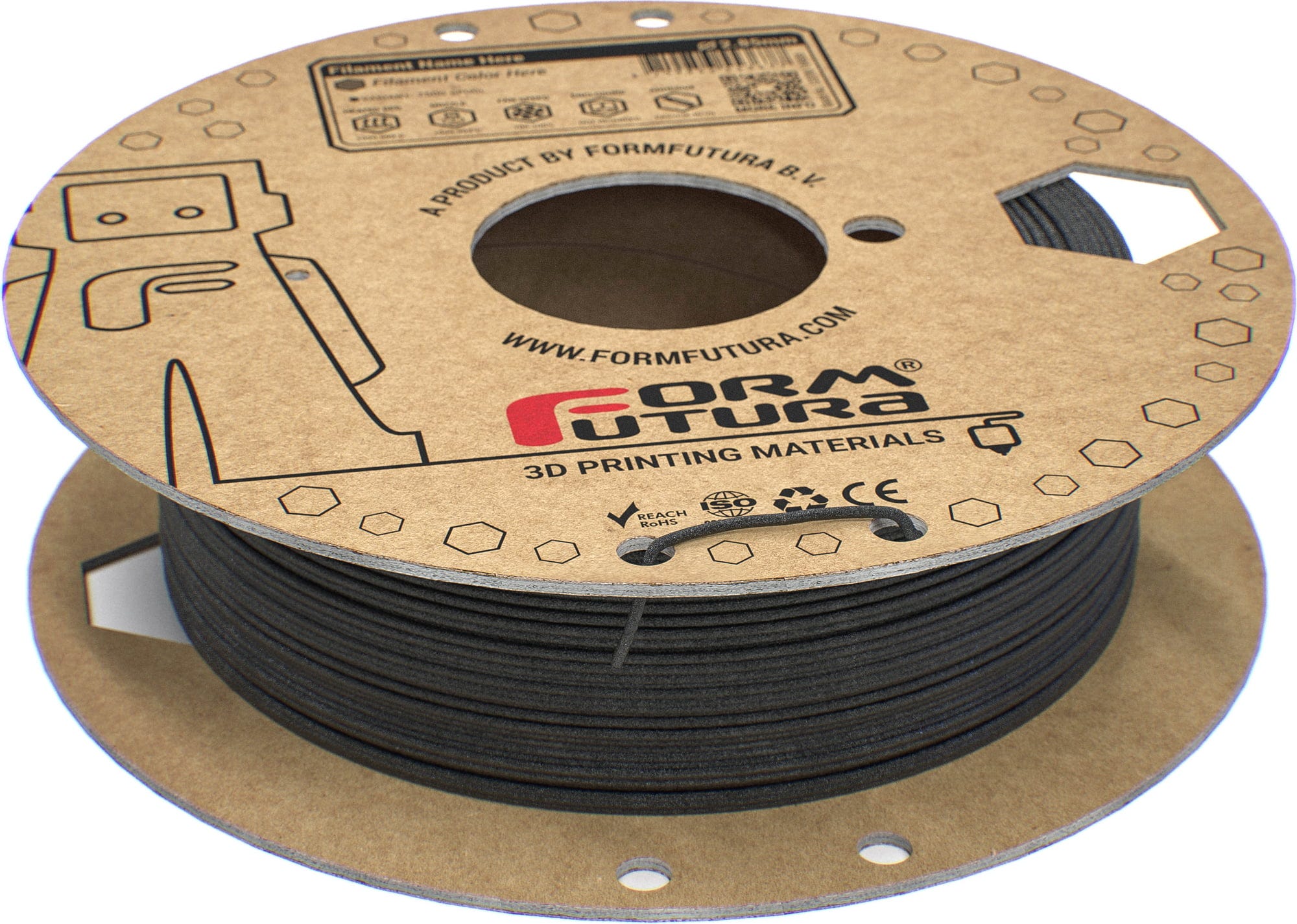 FormFutura  STYX PA6-CF15 Black, 1,75 mm / 500 g    Kohlenstofffaserverstärktes PA6-Filament