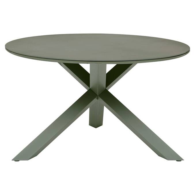 Table de jardin ronde ORYON Vert laurier