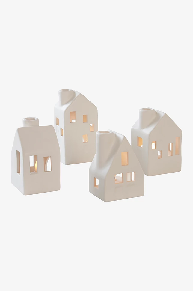 VILLAGE lyslykt 4-pk