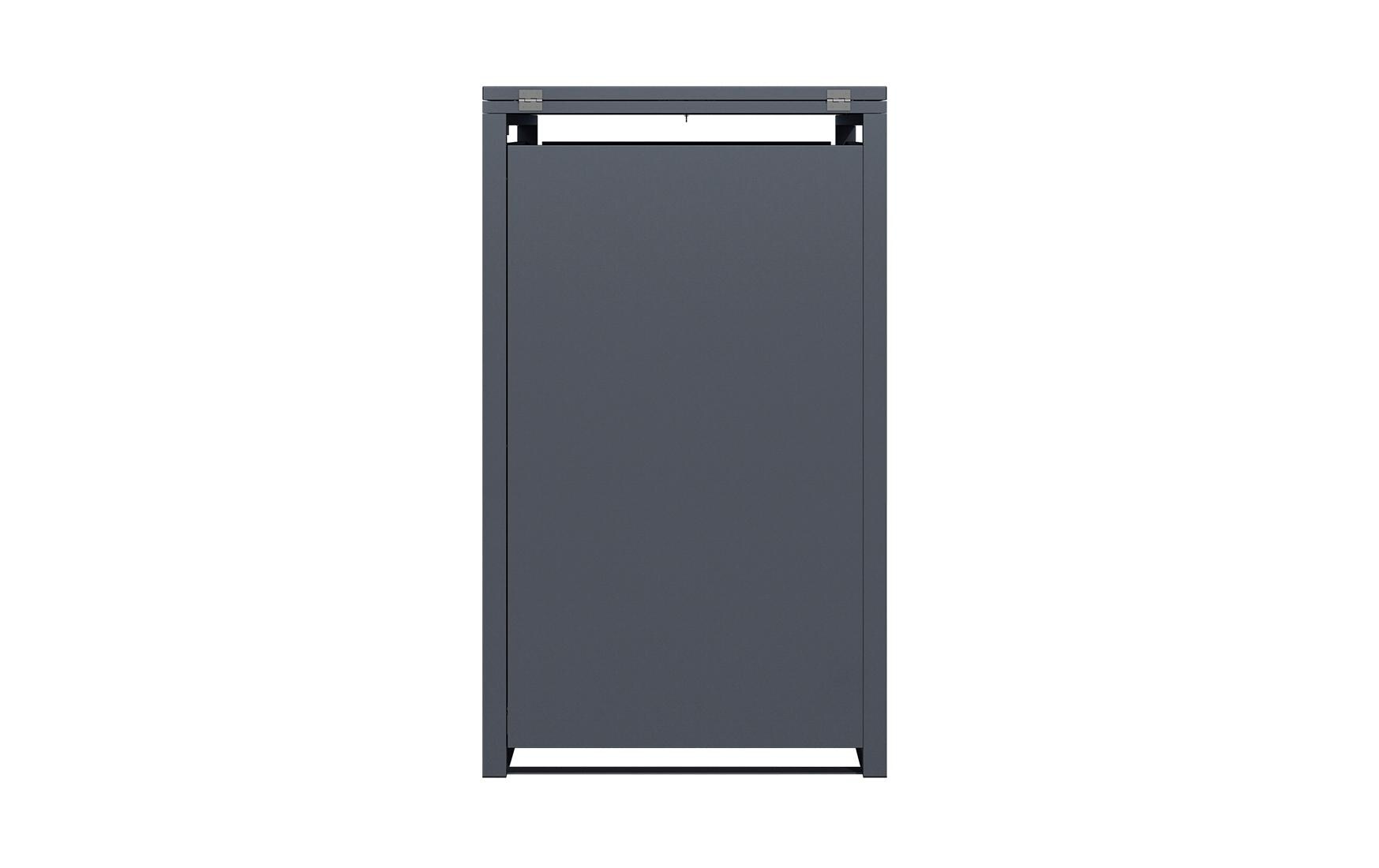 Mülltonnenbox 1-Türig Anthrazit<br>Mülltonnenbox für 60L, 120L oder 240L Boxen