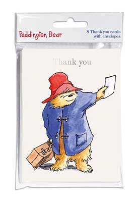 Paddington Bear Thank You Cards