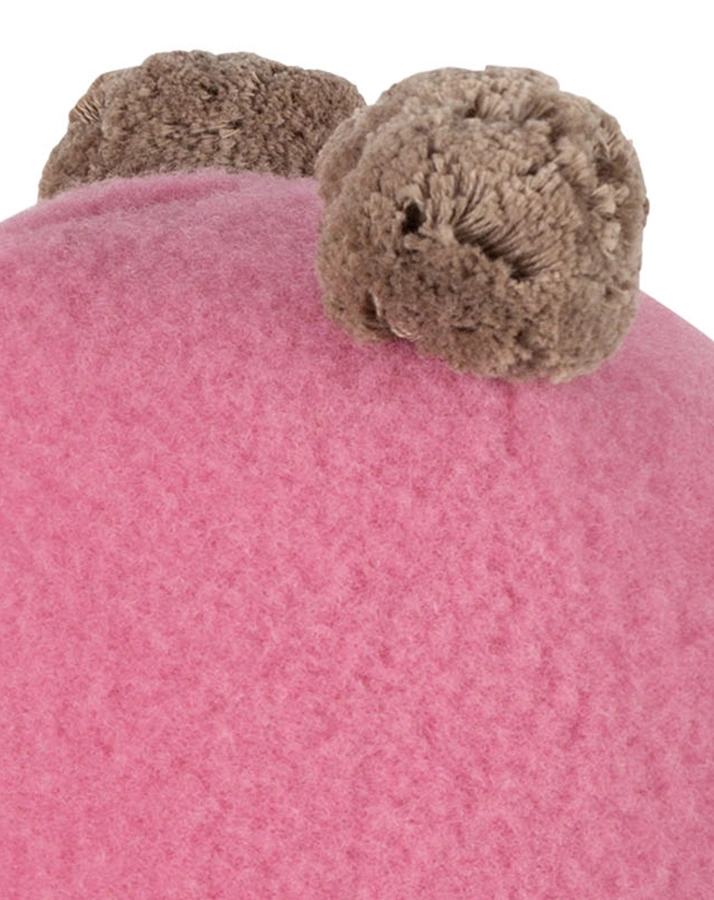 Wollfleece-Mütze 2 BOMMEL in dusty pink