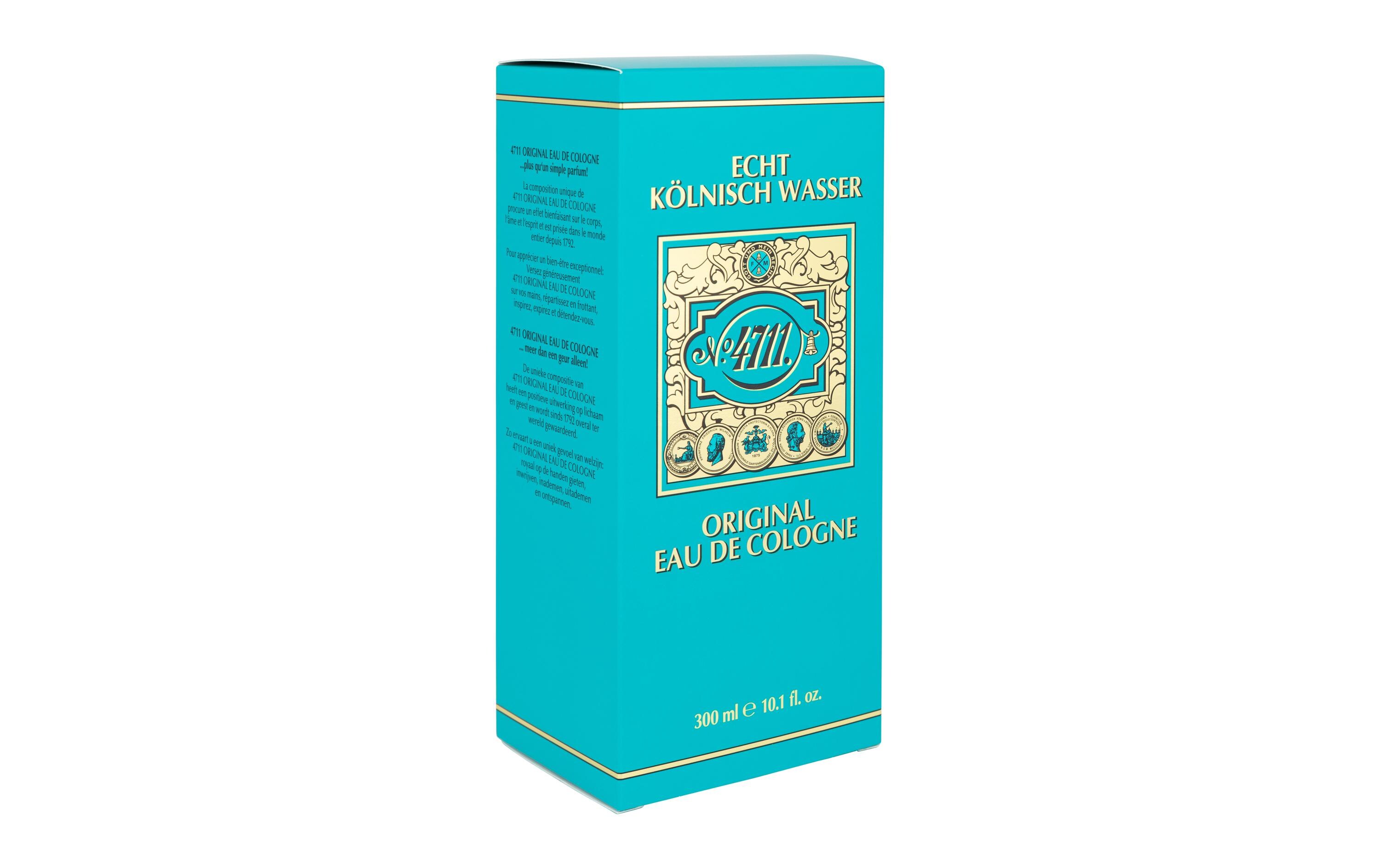 Eau de Cologne 4711 Original 300 mlUnisex- Parfüm mit beruhigenden Noten aus Zitrone und Lavendel